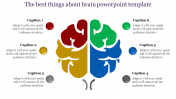 Attractive Brain PowerPoint Template Presentation Slide